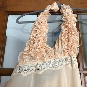 Maxi sheer vintage nightgown